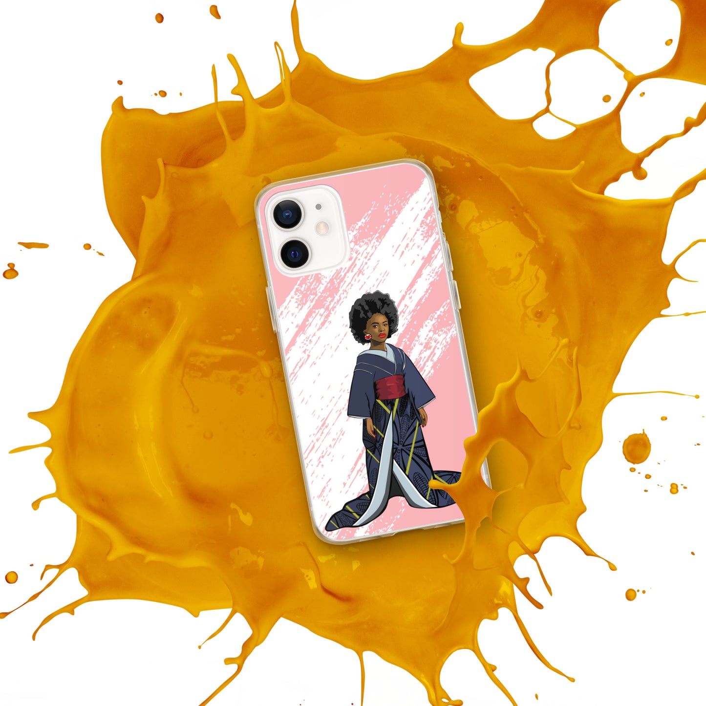 Afro-Geisha Clear Case for iPhone®