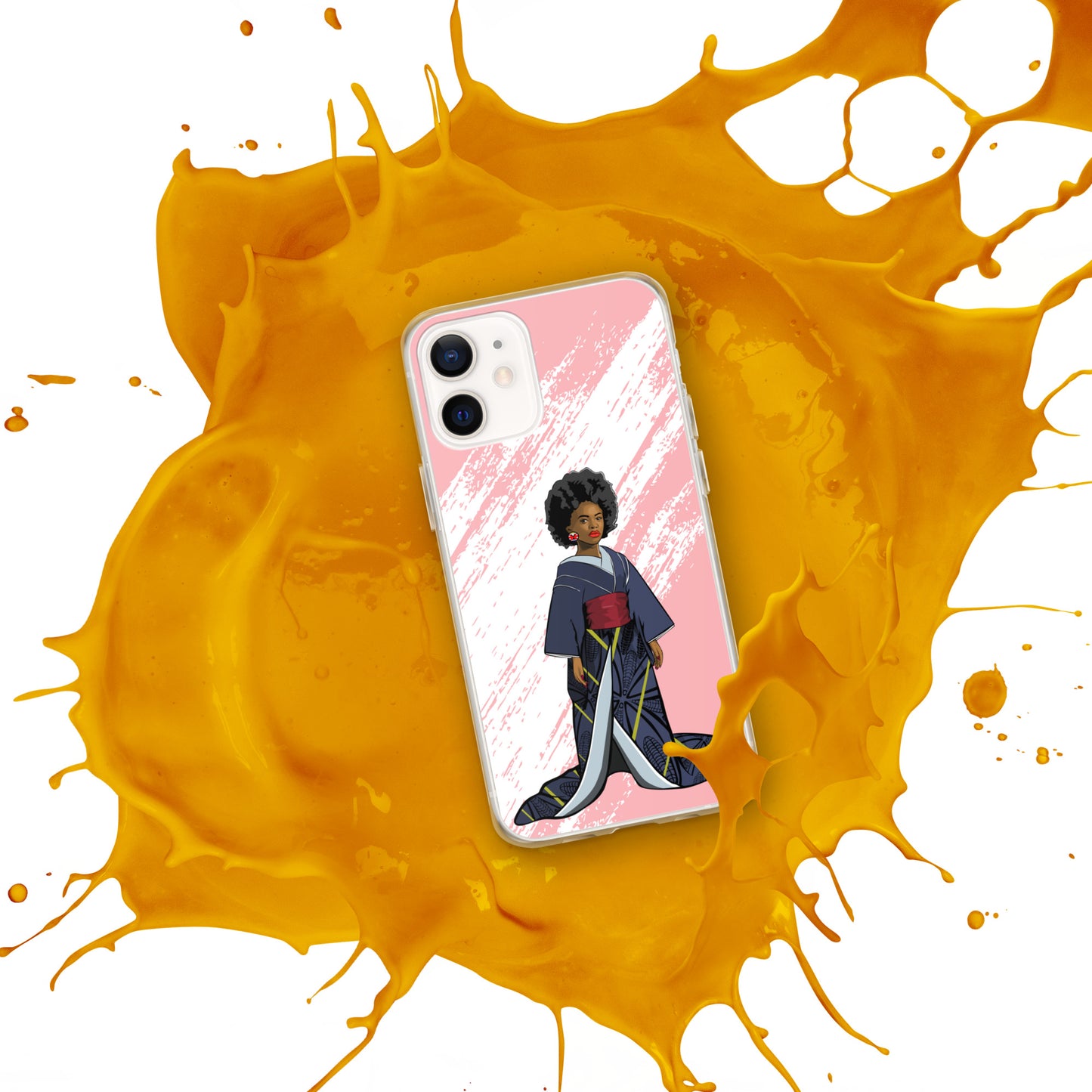 Afro-Geisha Clear Case for iPhone®