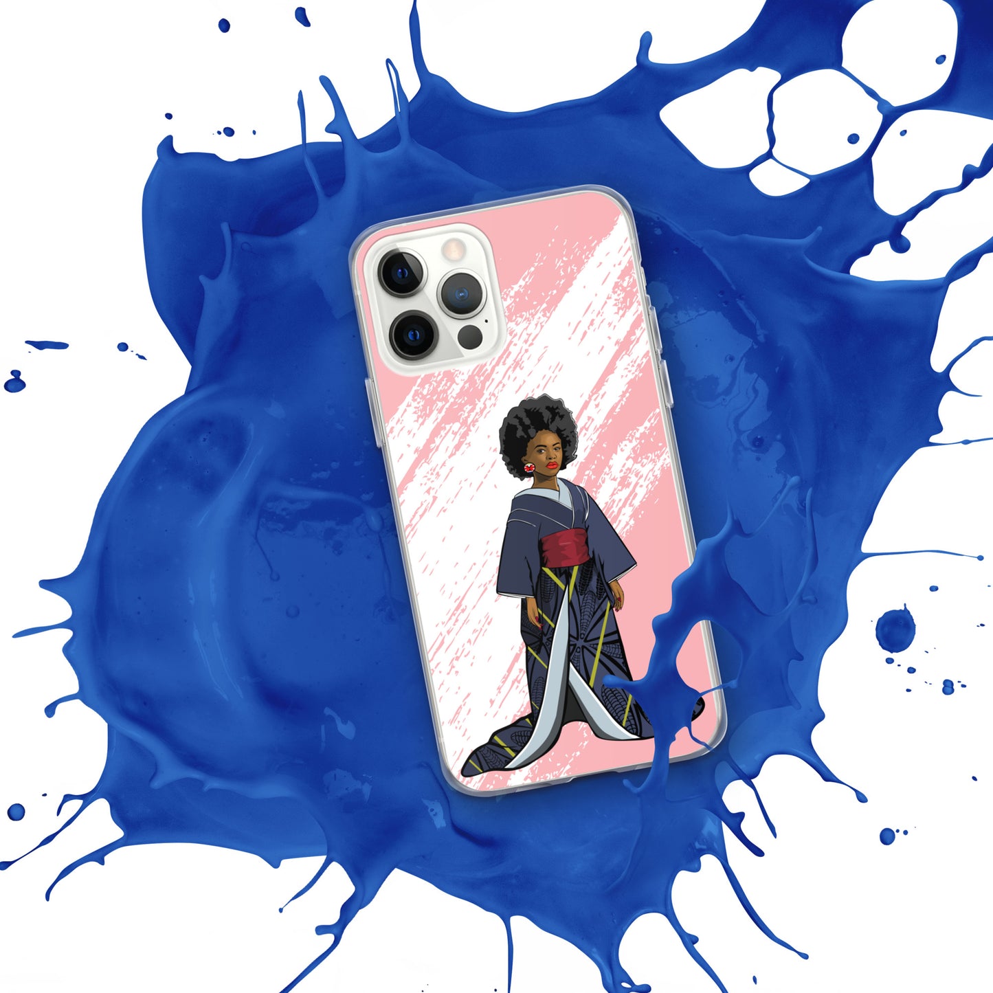 Afro-Geisha Clear Case for iPhone®