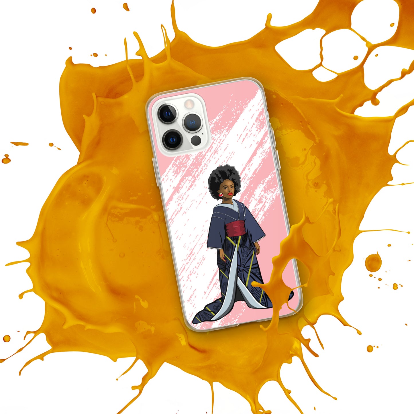 Afro-Geisha Clear Case for iPhone®