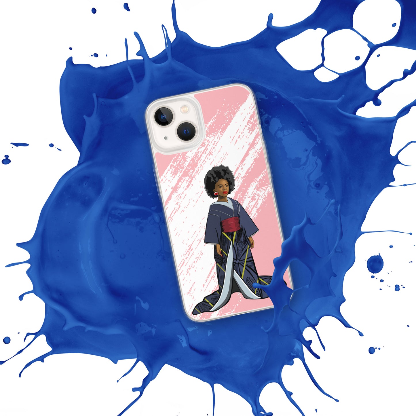 Afro-Geisha Clear Case for iPhone®