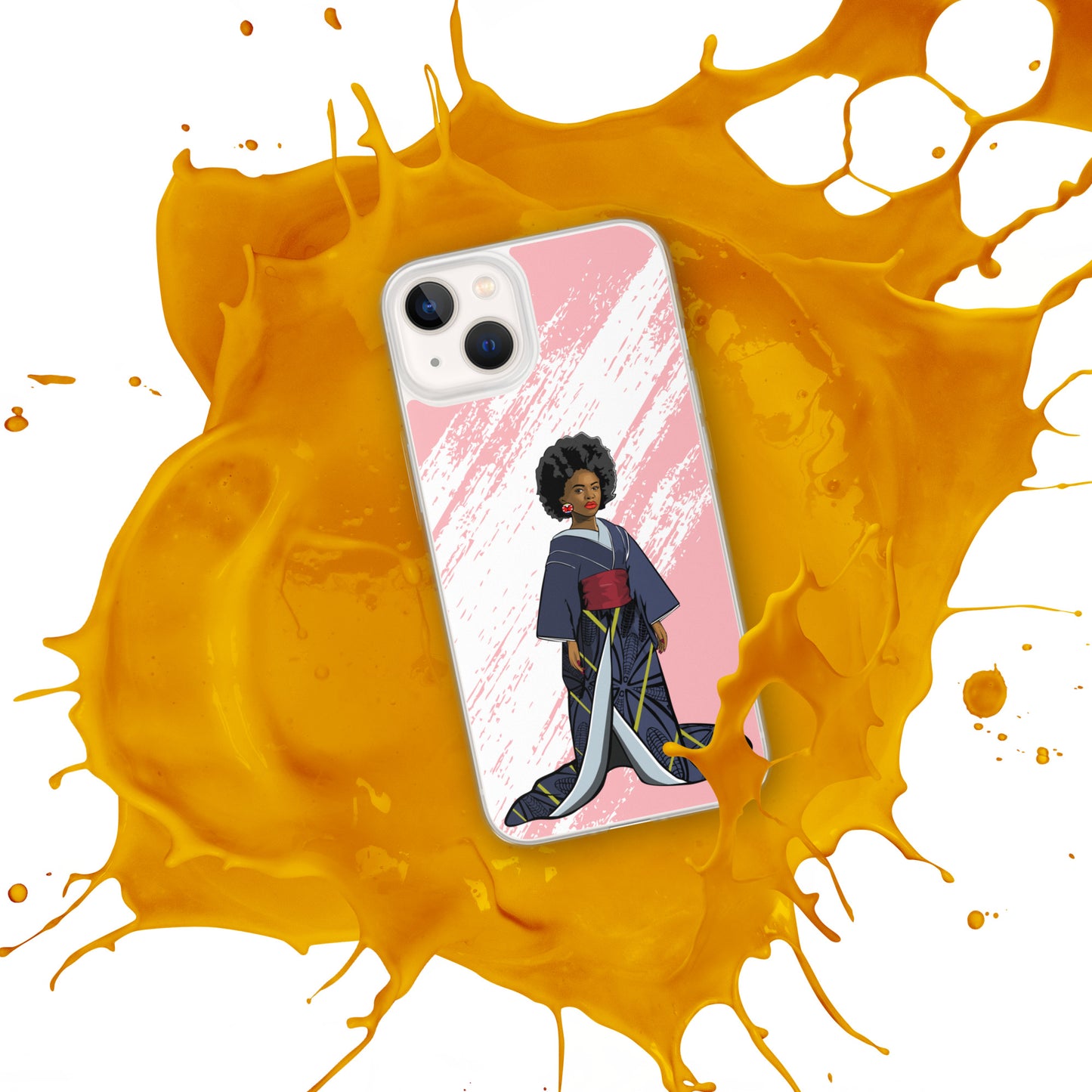Afro-Geisha Clear Case for iPhone®