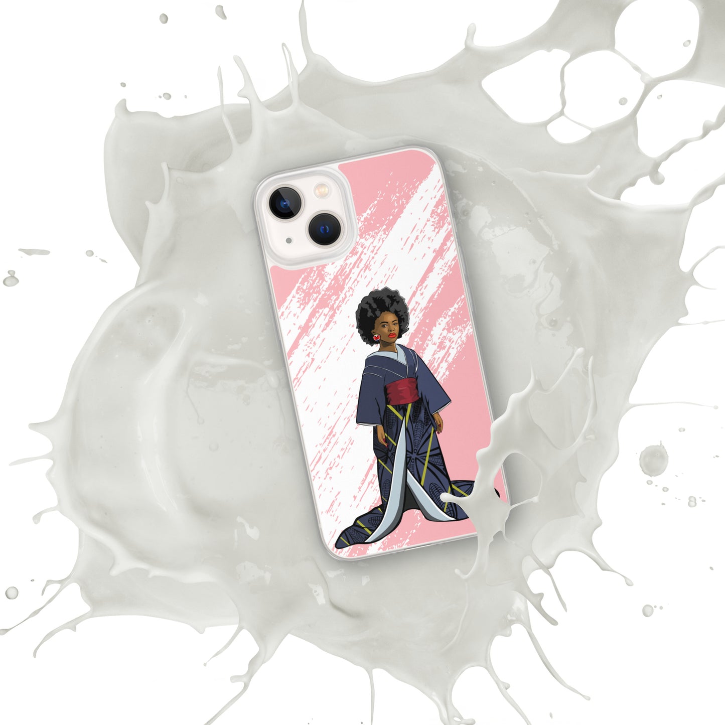 Afro-Geisha Clear Case for iPhone®