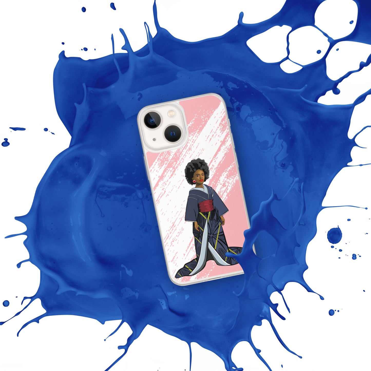 Afro-Geisha Clear Case for iPhone®