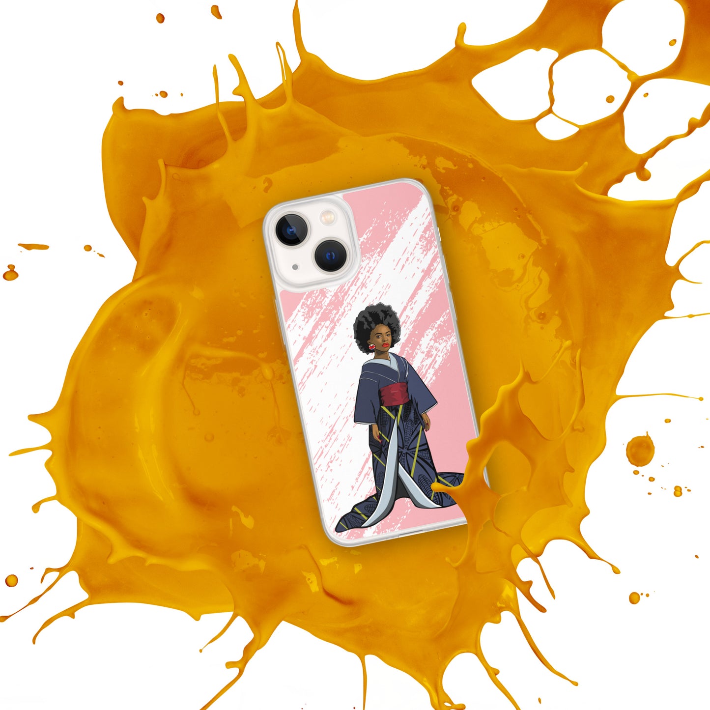 Afro-Geisha Clear Case for iPhone®