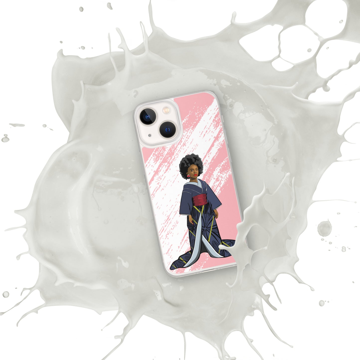 Afro-Geisha Clear Case for iPhone®