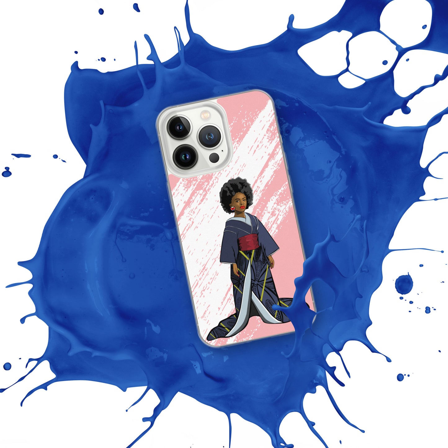 Afro-Geisha Clear Case for iPhone®