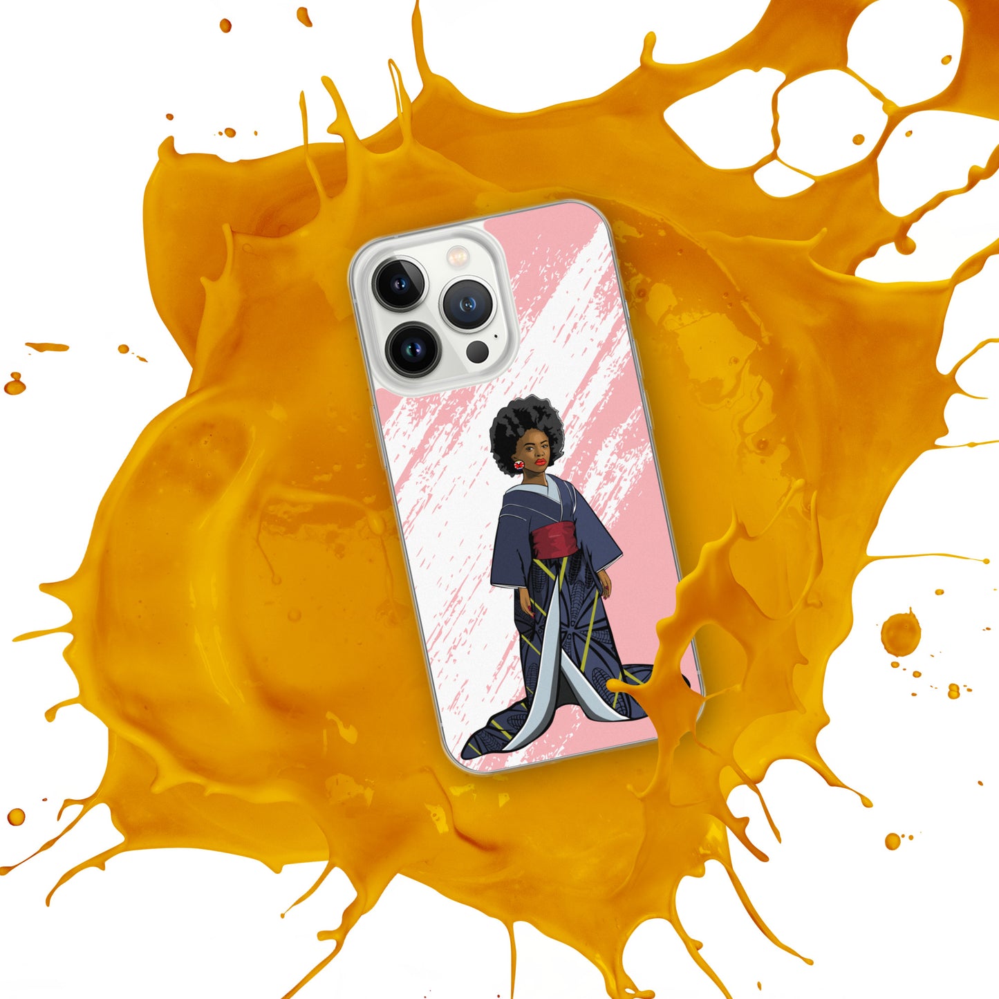 Afro-Geisha Clear Case for iPhone®