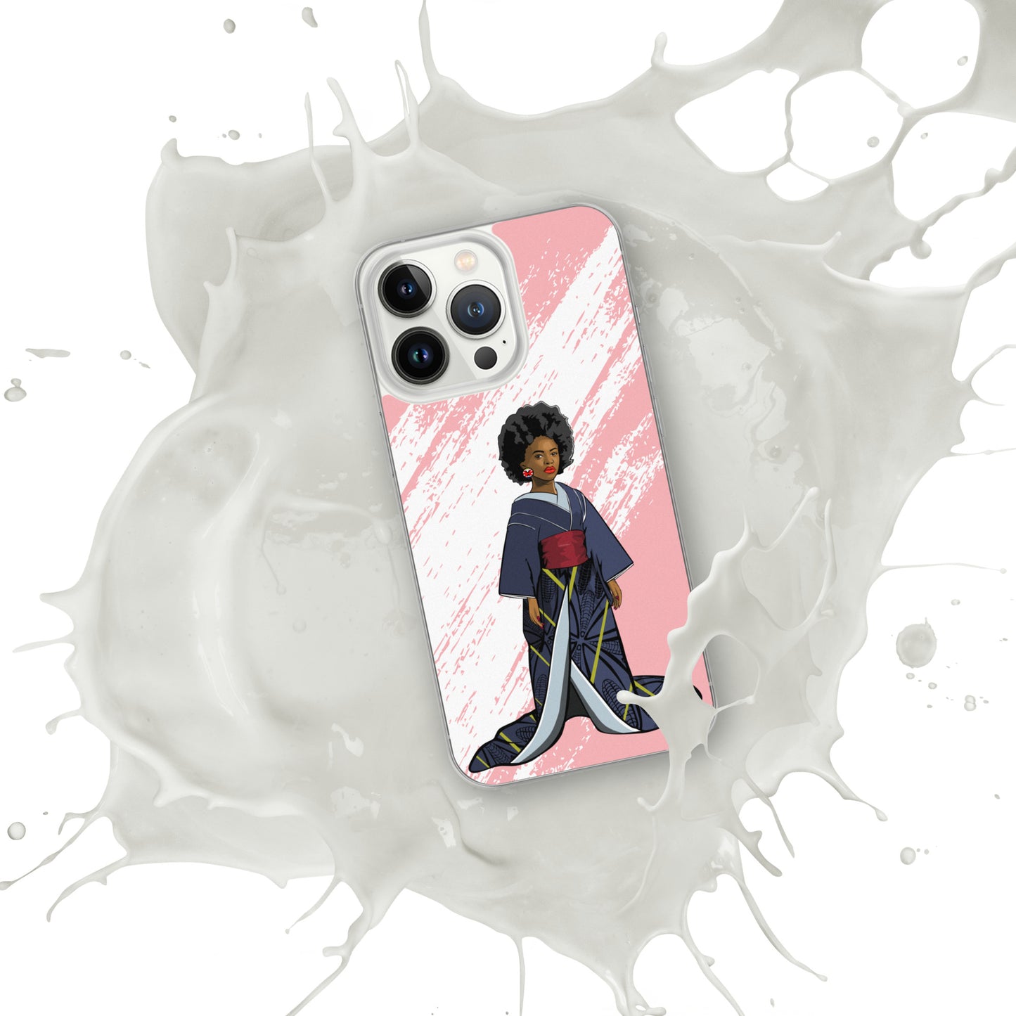 Afro-Geisha Clear Case for iPhone®