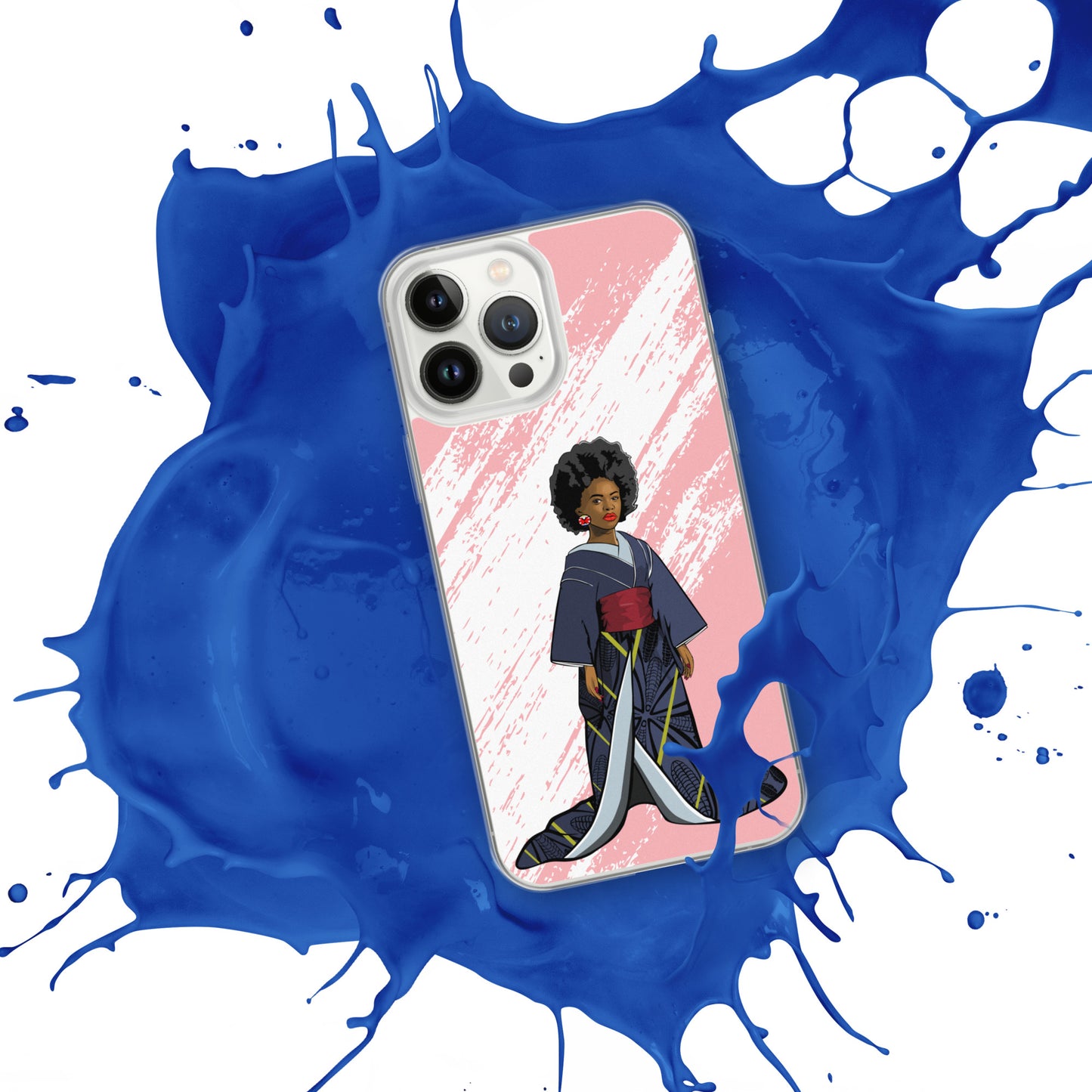 Afro-Geisha Clear Case for iPhone®