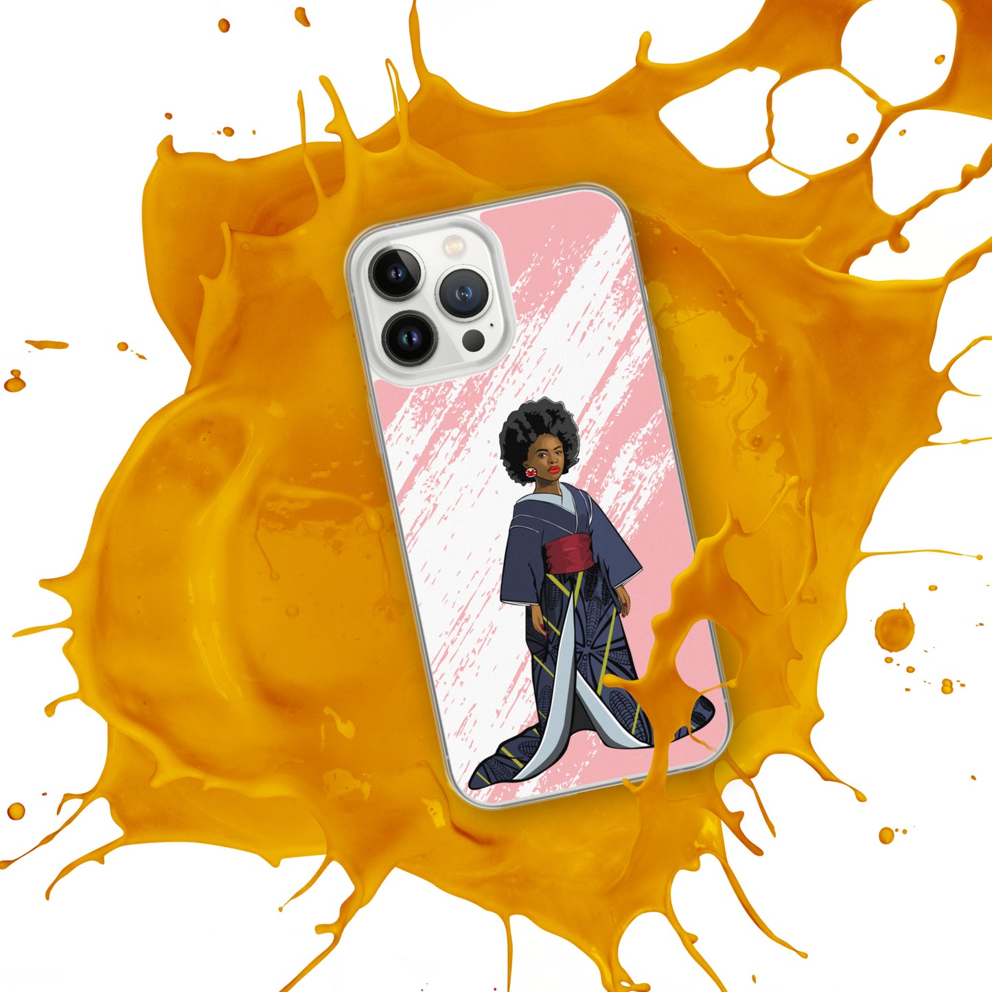 Afro-Geisha Clear Case for iPhone®