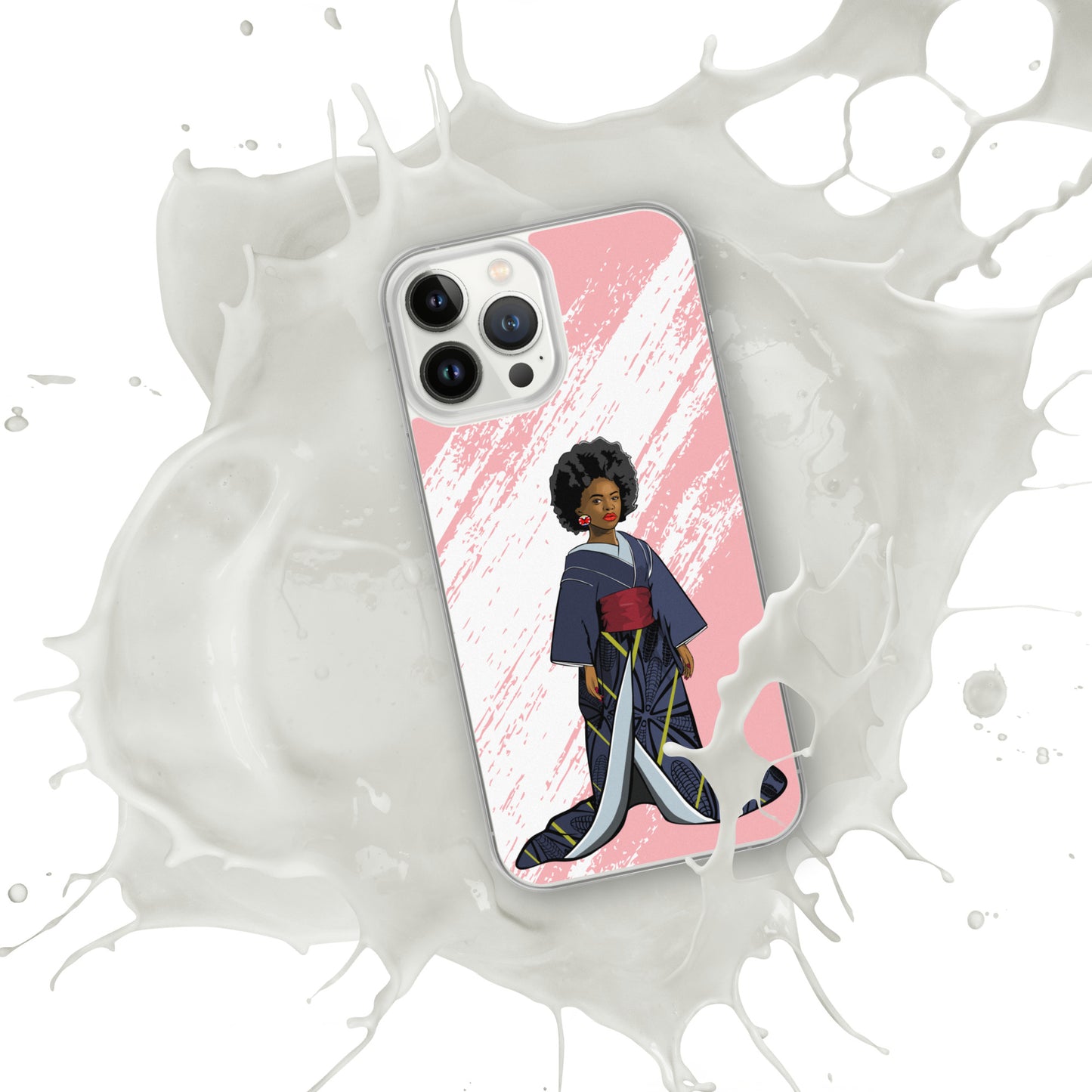 Afro-Geisha Clear Case for iPhone®