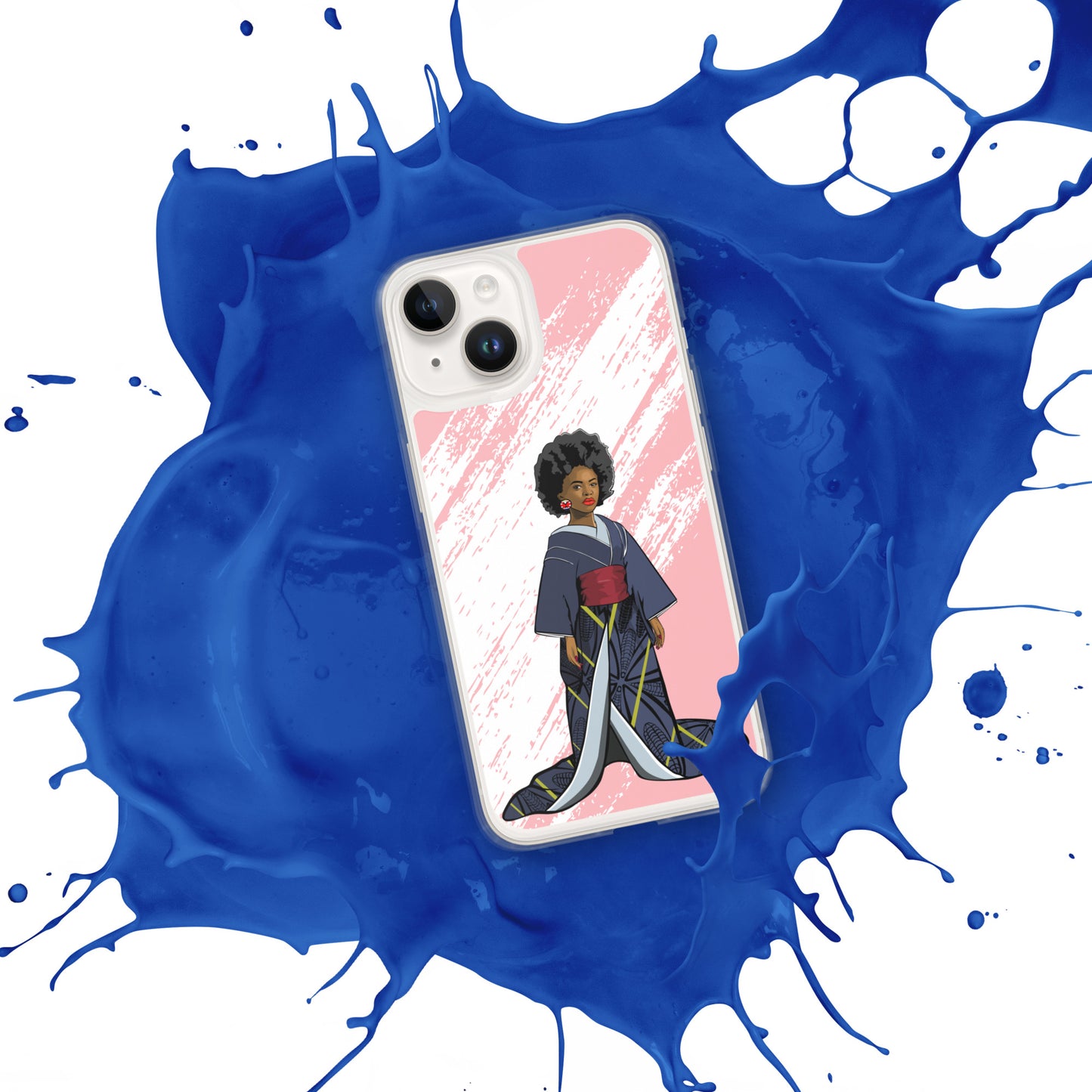 Afro-Geisha Clear Case for iPhone®