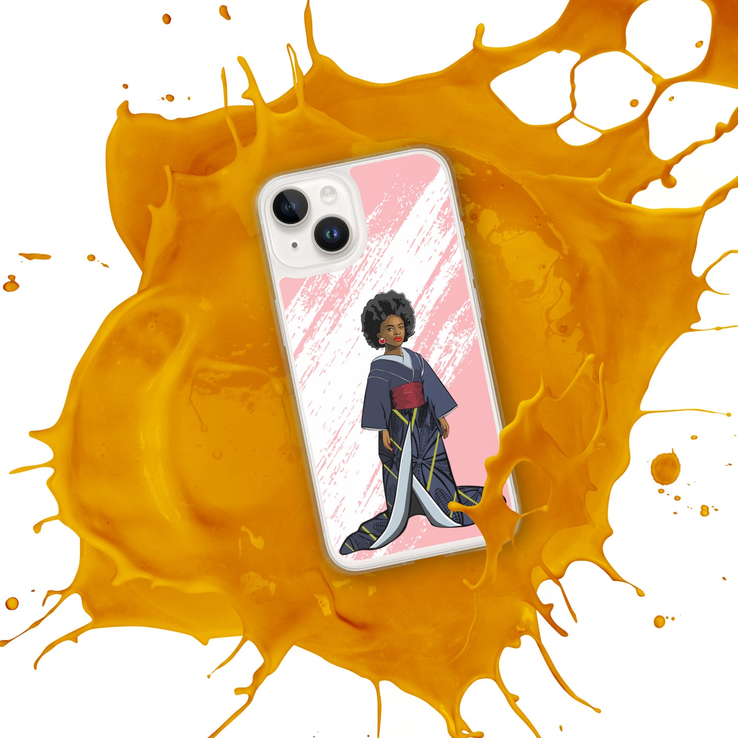 Afro-Geisha Clear Case for iPhone®