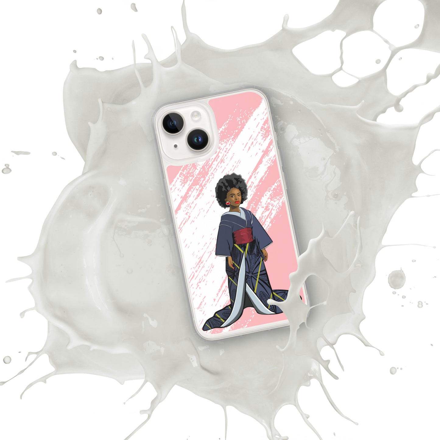 Afro-Geisha Clear Case for iPhone®