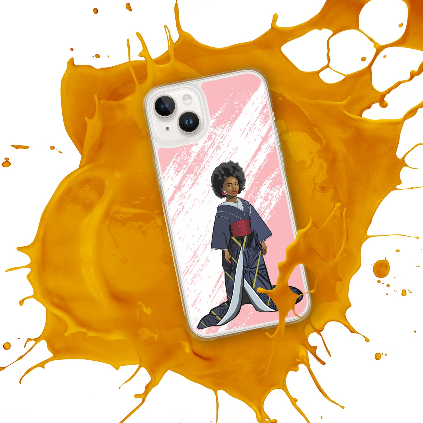 Afro-Geisha Clear Case for iPhone®