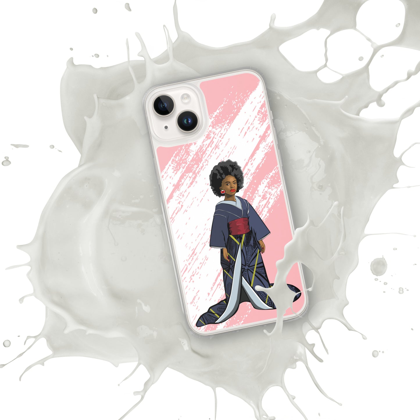 Afro-Geisha Clear Case for iPhone®