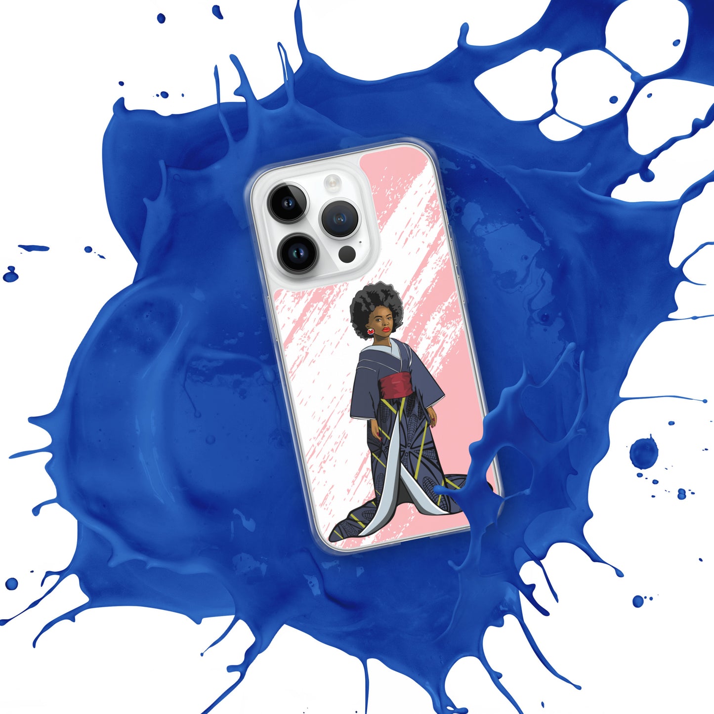 Afro-Geisha Clear Case for iPhone®