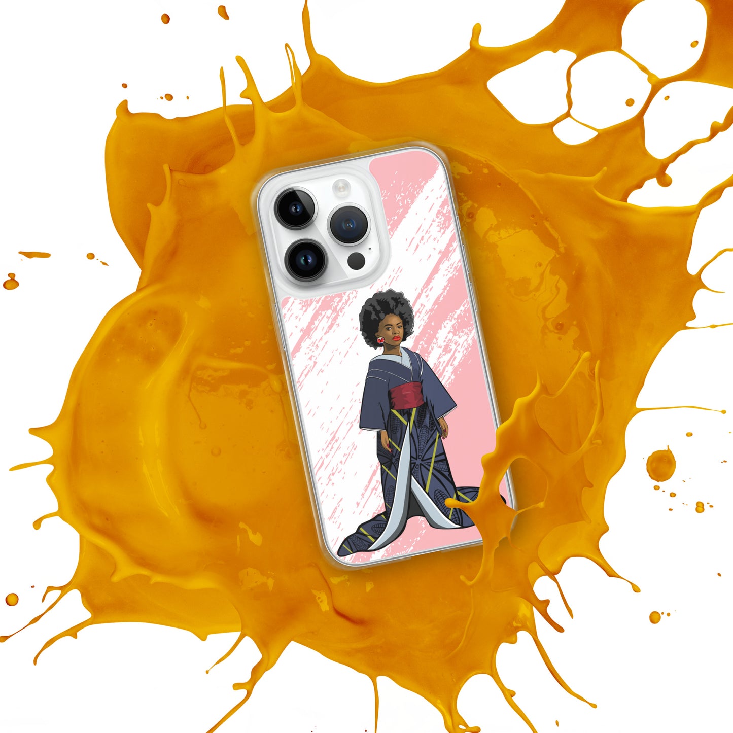 Afro-Geisha Clear Case for iPhone®
