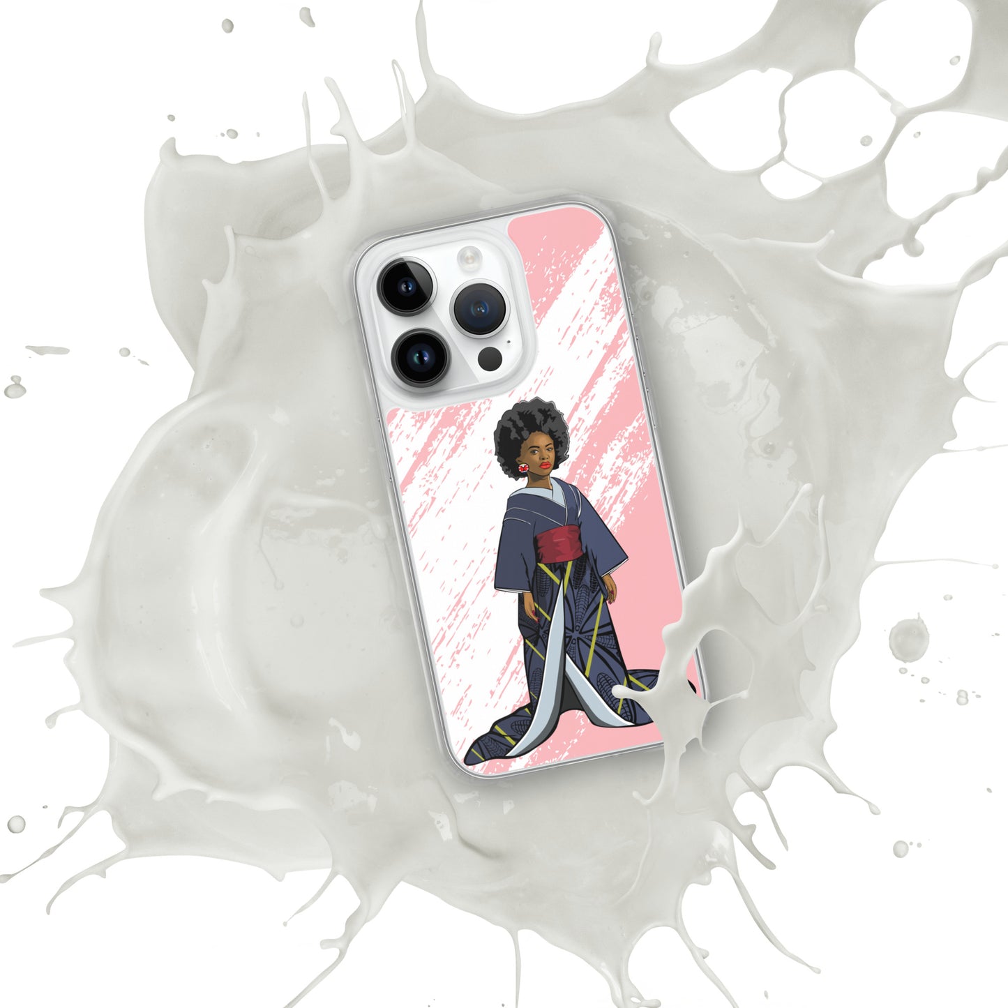 Afro-Geisha Clear Case for iPhone®
