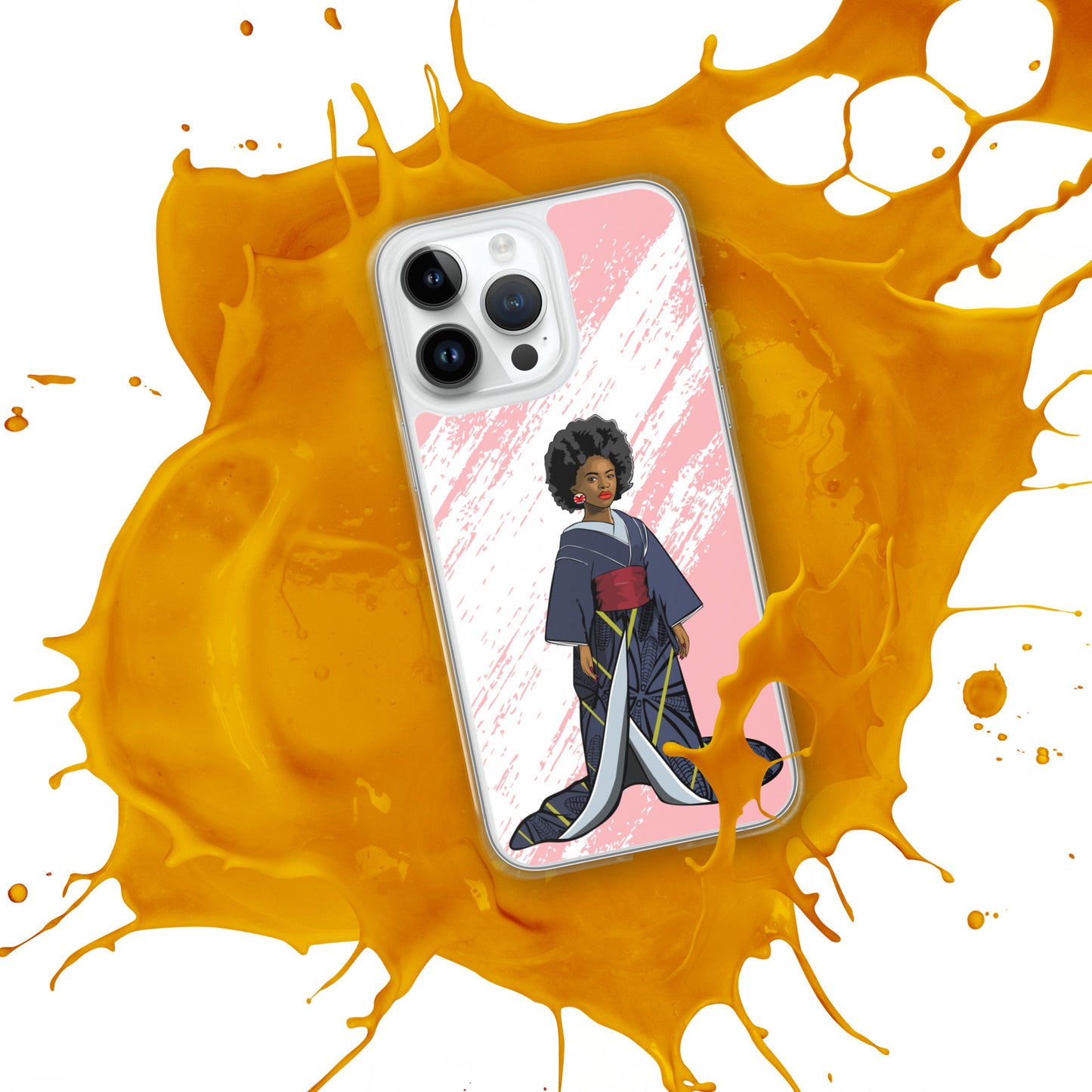 Afro-Geisha Clear Case for iPhone®