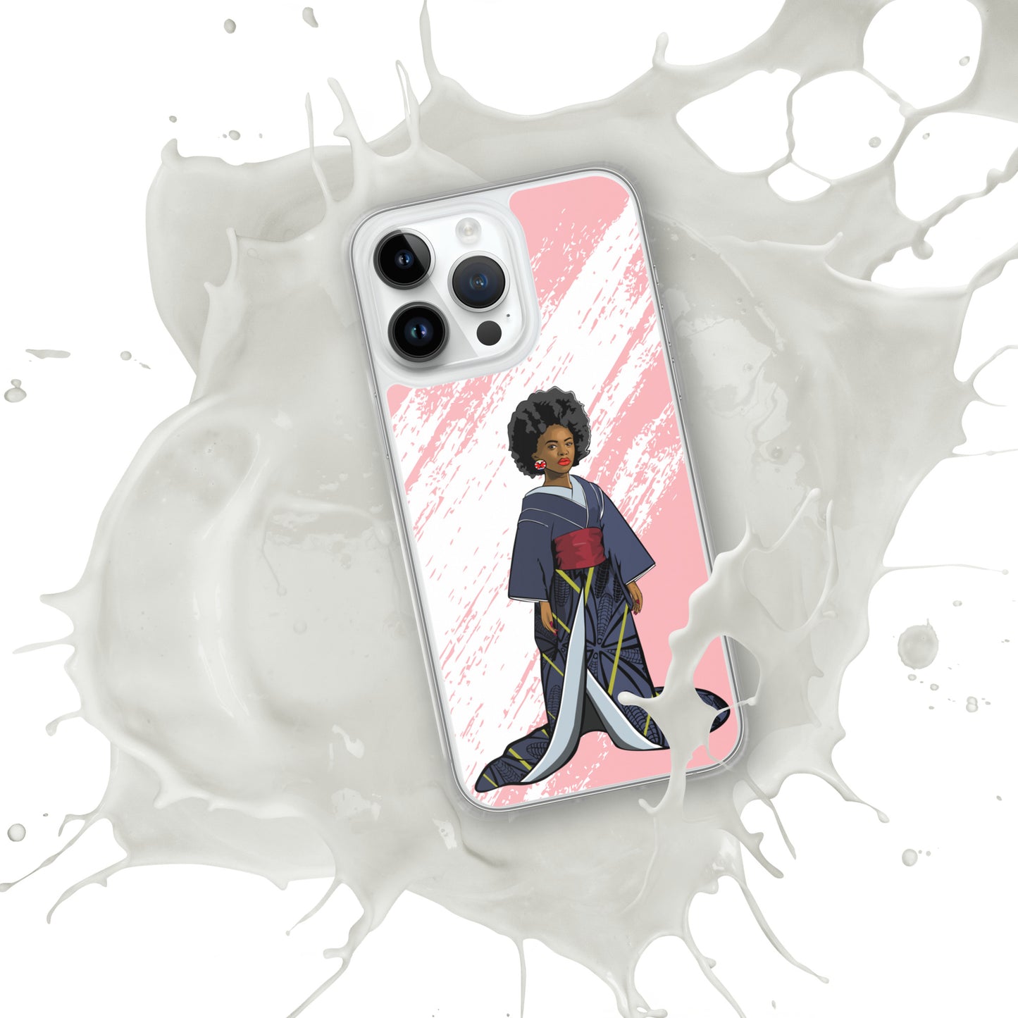 Afro-Geisha Clear Case for iPhone®