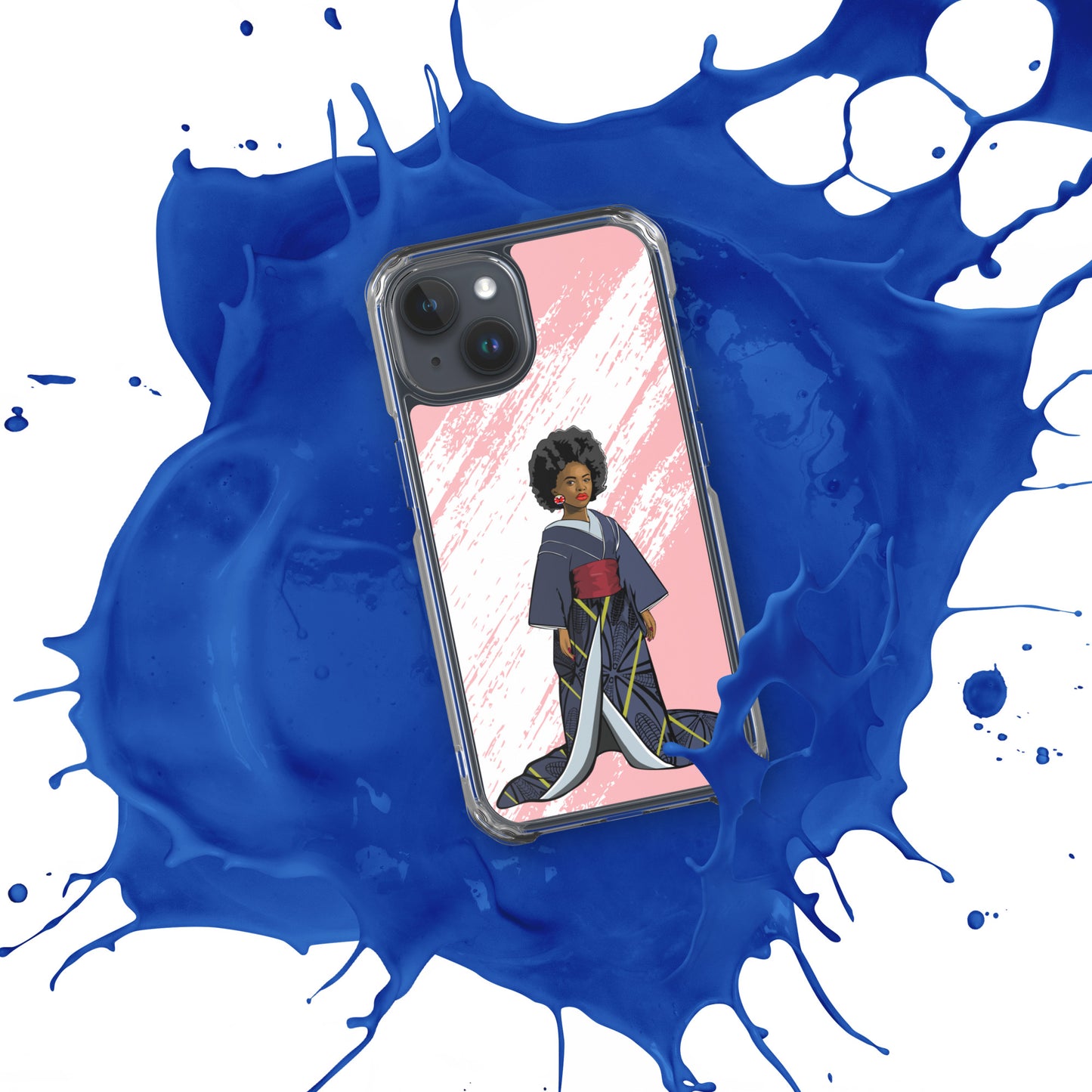 Afro-Geisha Clear Case for iPhone®