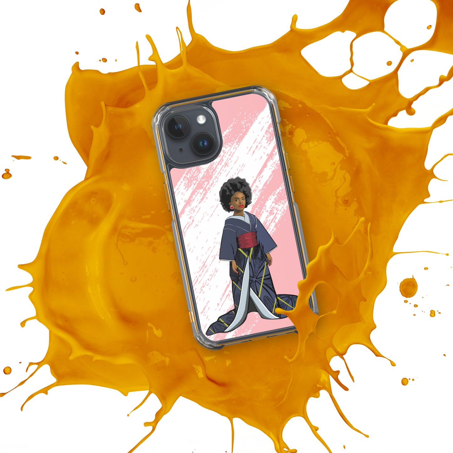 Afro-Geisha Clear Case for iPhone®