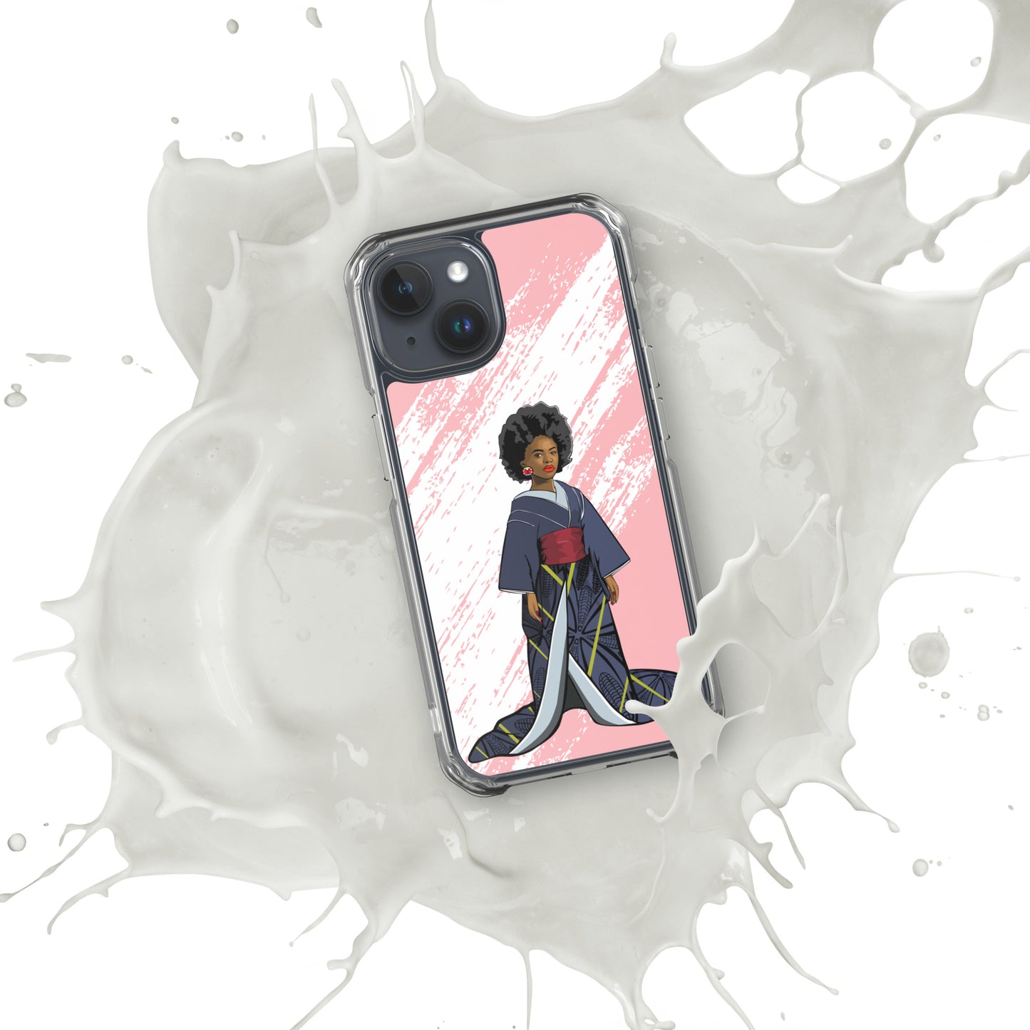 Afro-Geisha Clear Case for iPhone®