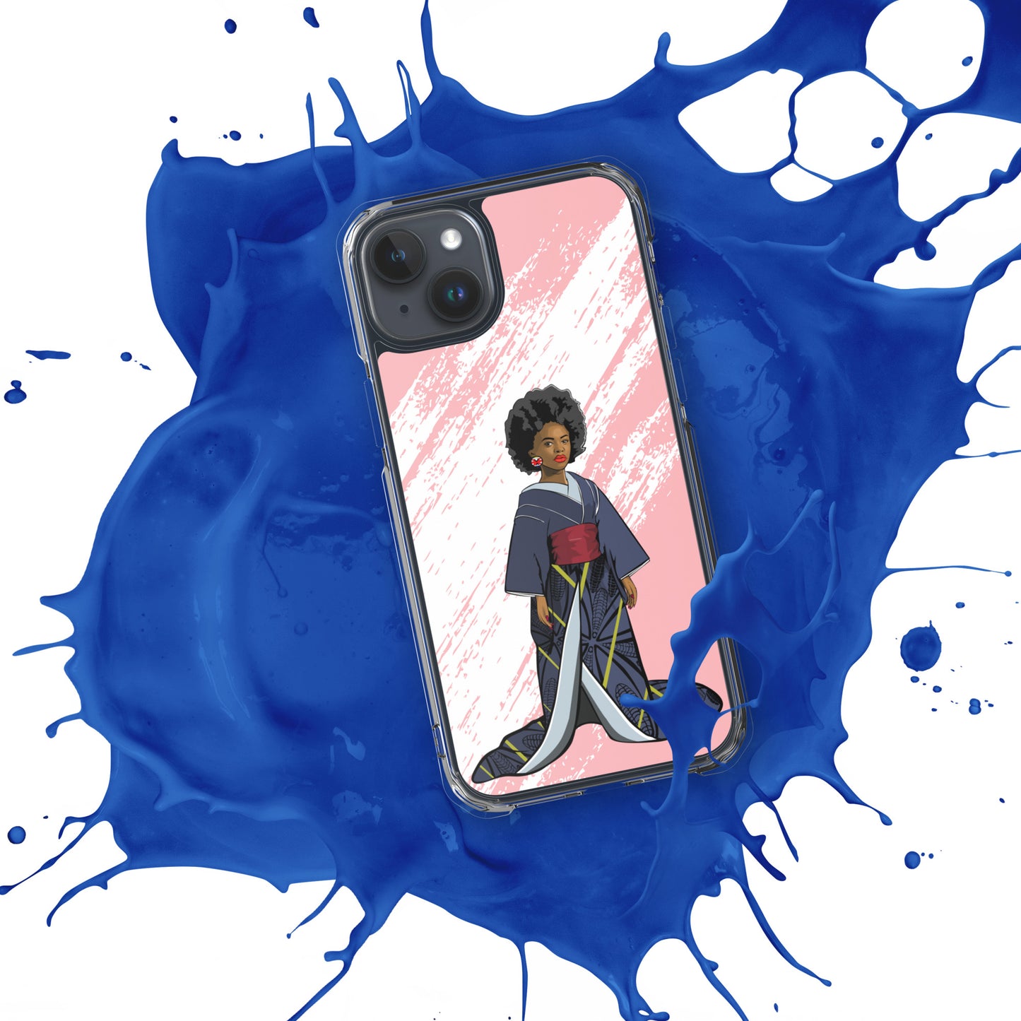 Afro-Geisha Clear Case for iPhone®