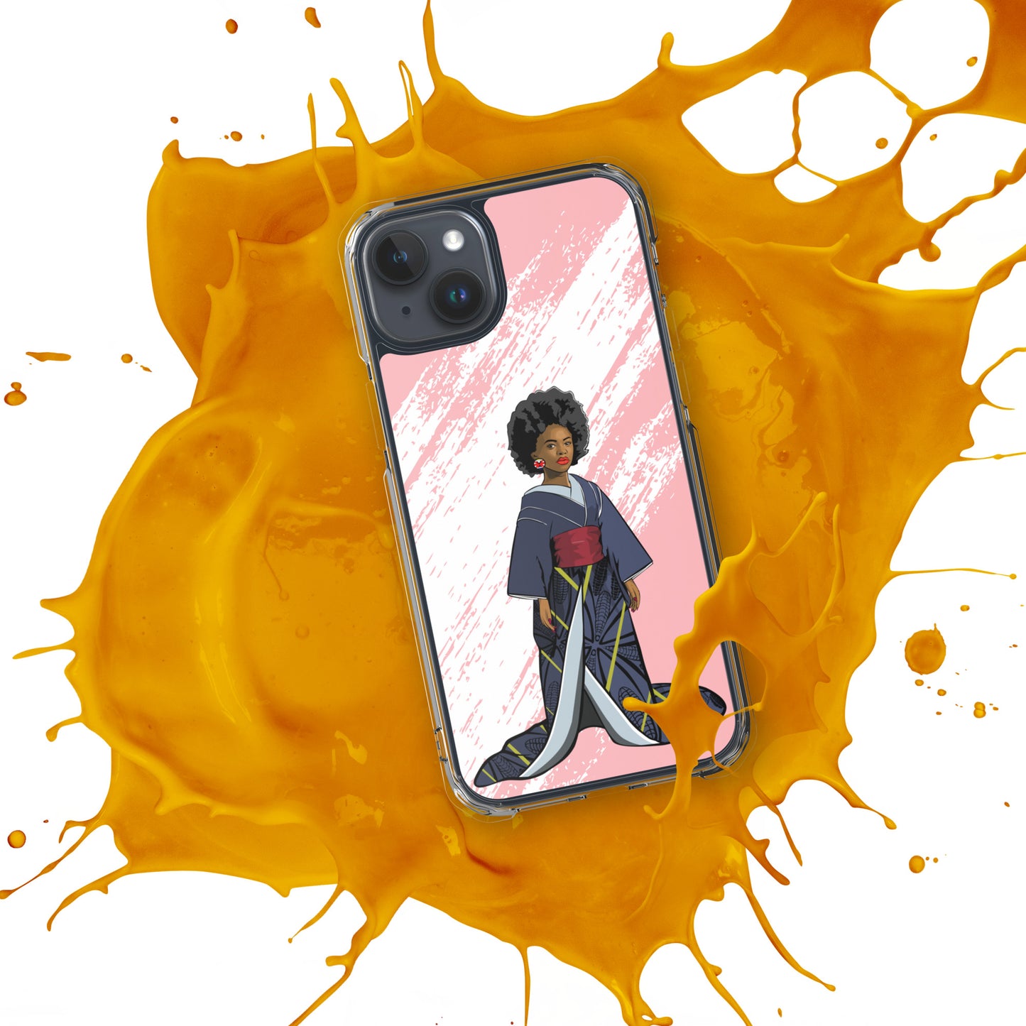 Afro-Geisha Clear Case for iPhone®