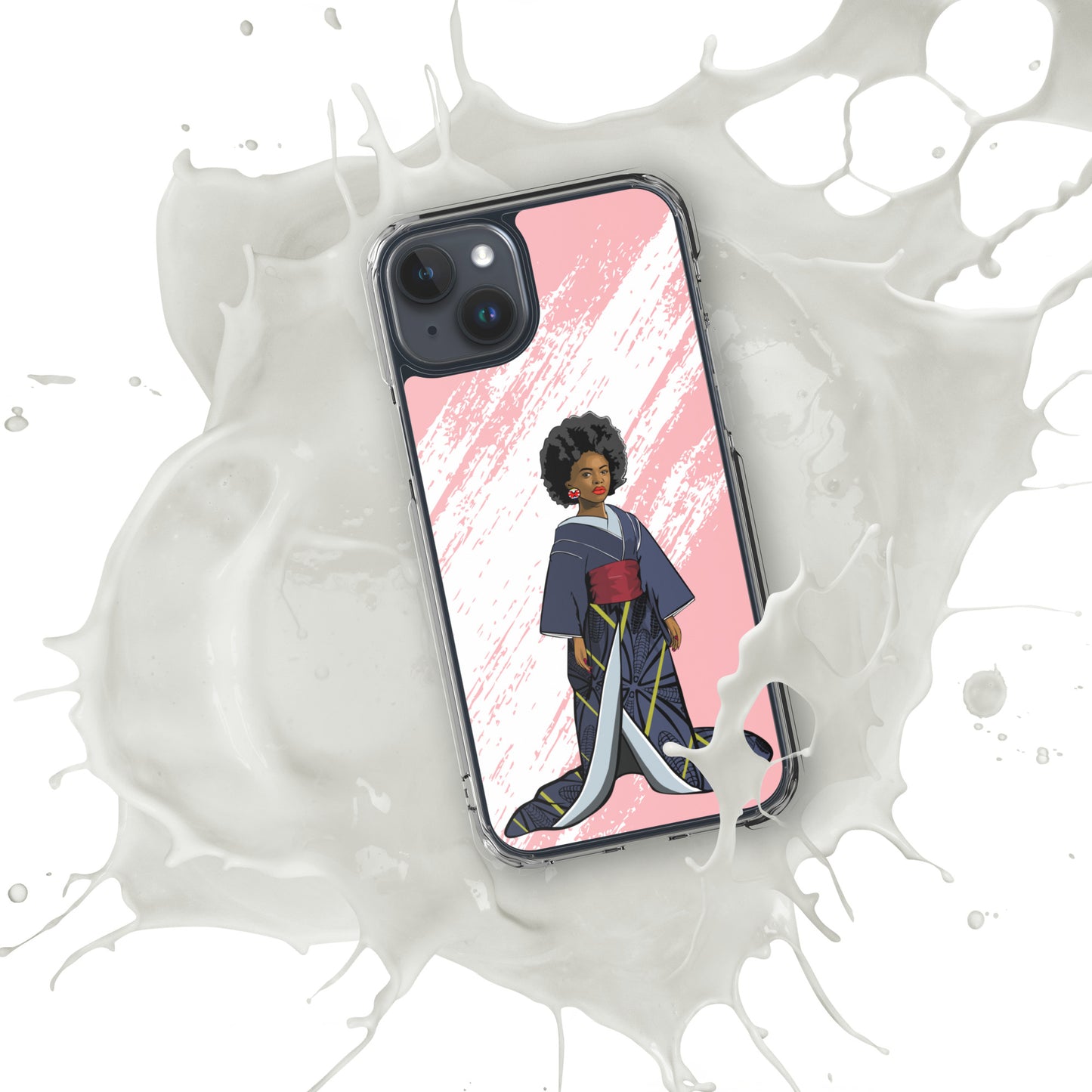 Afro-Geisha Clear Case for iPhone®