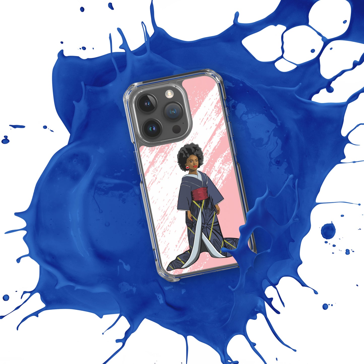 Afro-Geisha Clear Case for iPhone®