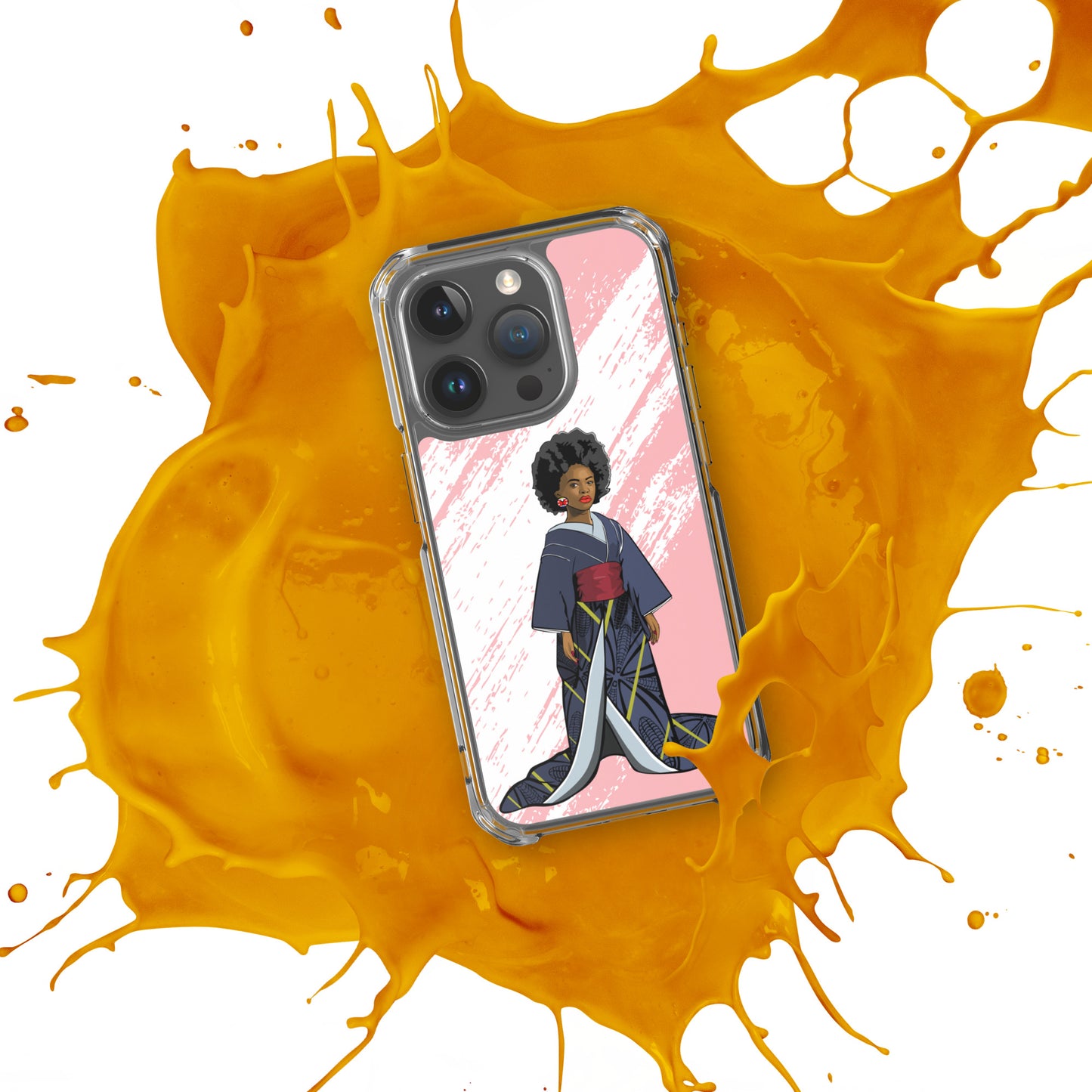 Afro-Geisha Clear Case for iPhone®