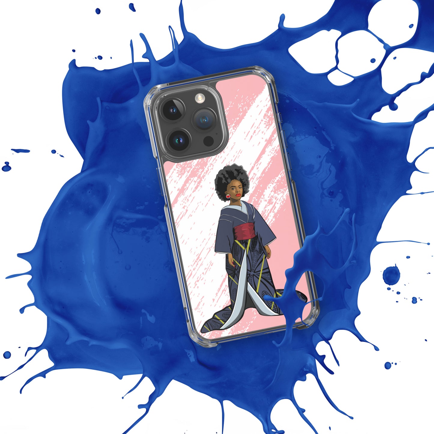 Afro-Geisha Clear Case for iPhone®