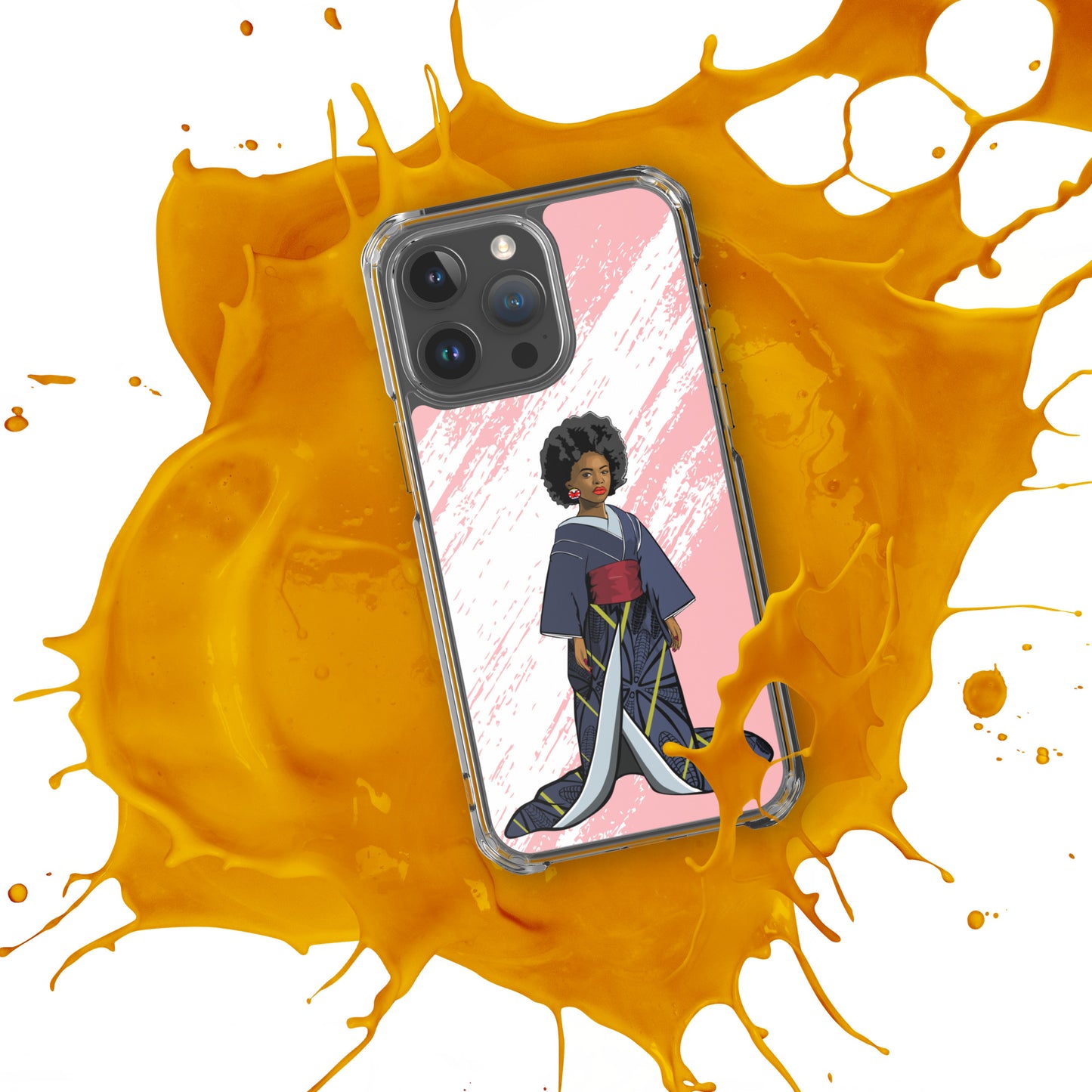 Afro-Geisha Clear Case for iPhone®