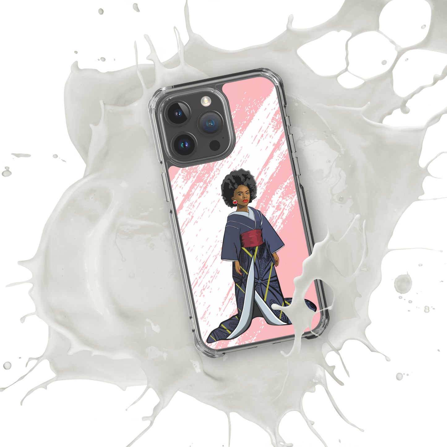 Afro-Geisha Clear Case for iPhone®