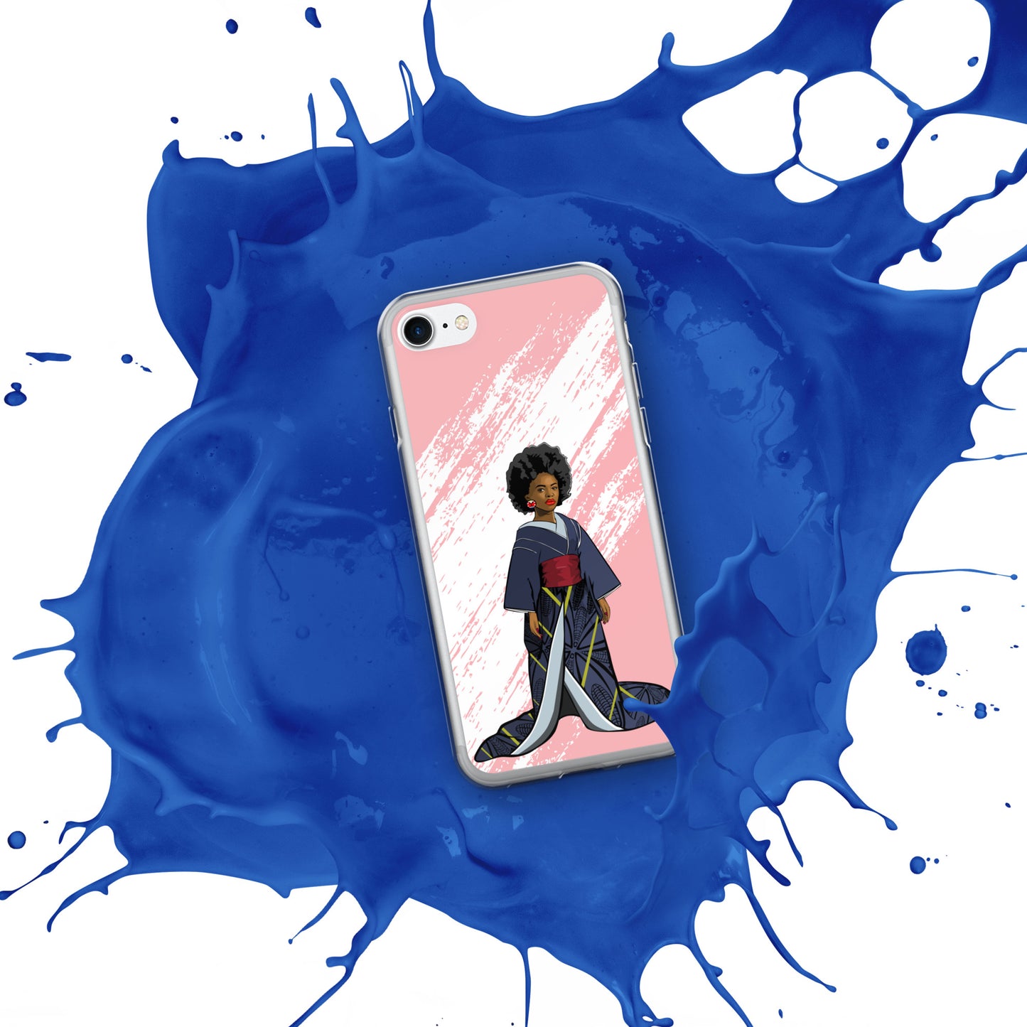 Afro-Geisha Clear Case for iPhone®