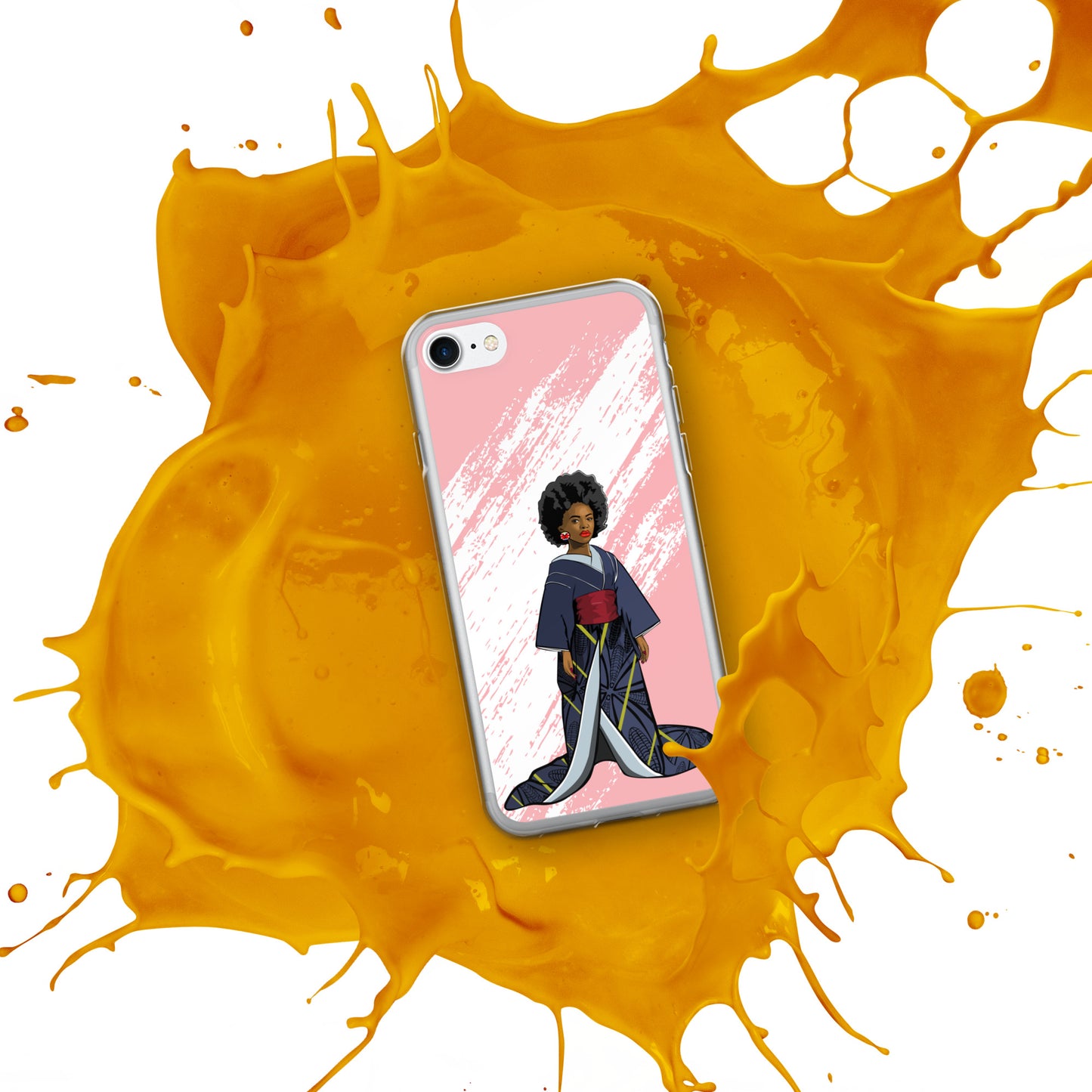 Afro-Geisha Clear Case for iPhone®