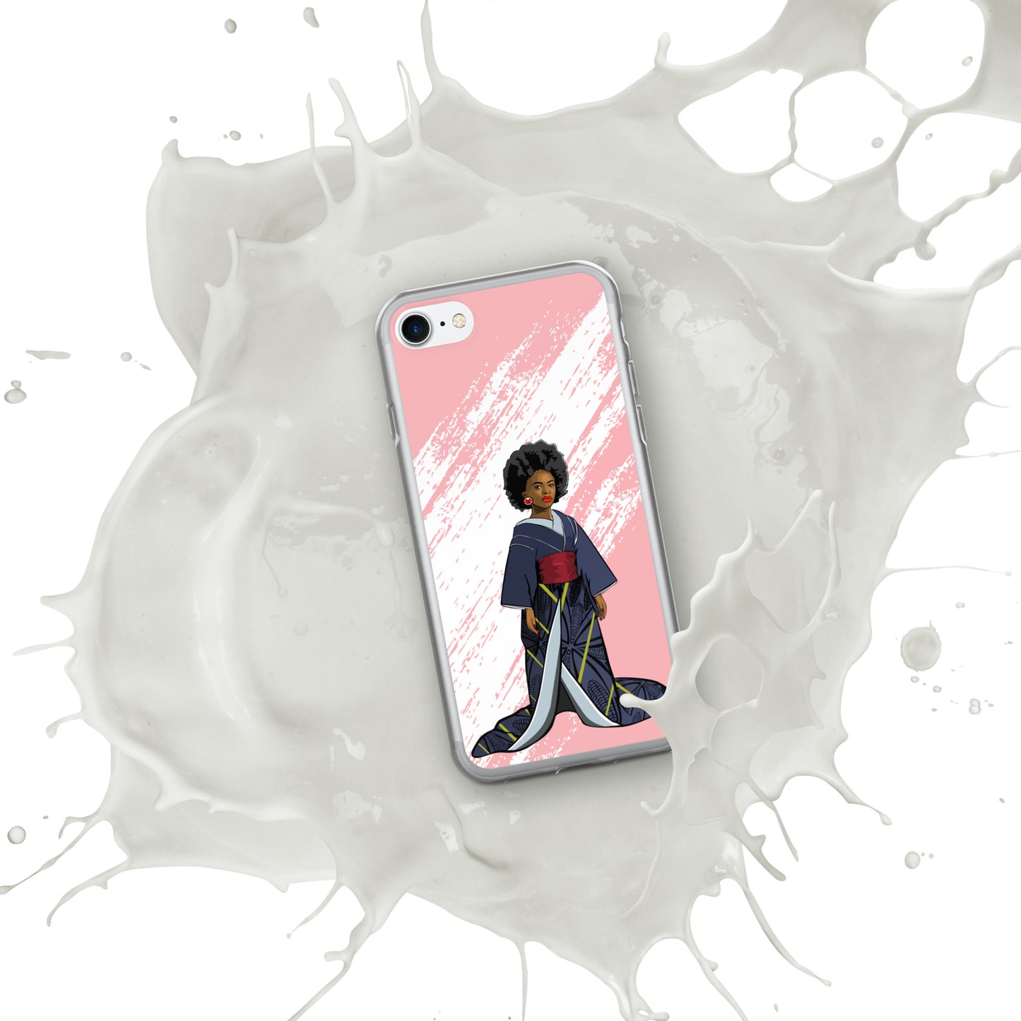 Afro-Geisha Clear Case for iPhone®