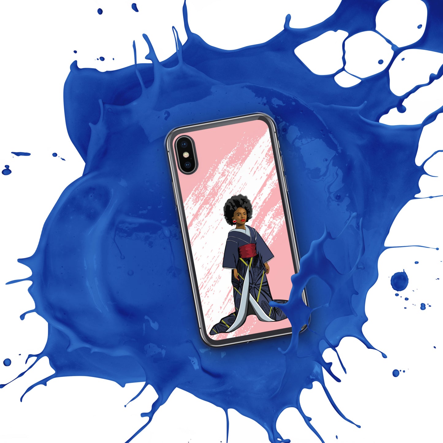 Afro-Geisha Clear Case for iPhone®