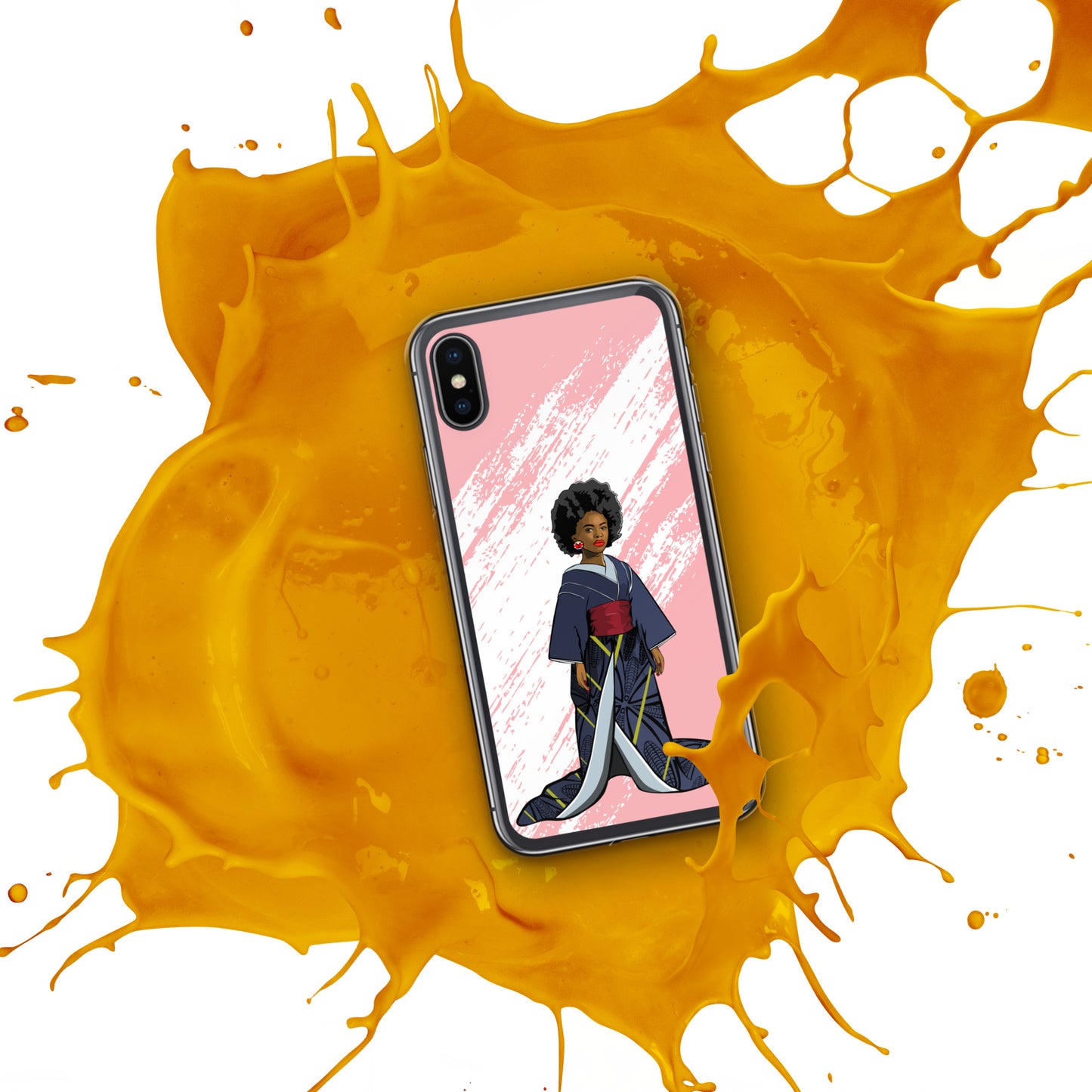 Afro-Geisha Clear Case for iPhone®