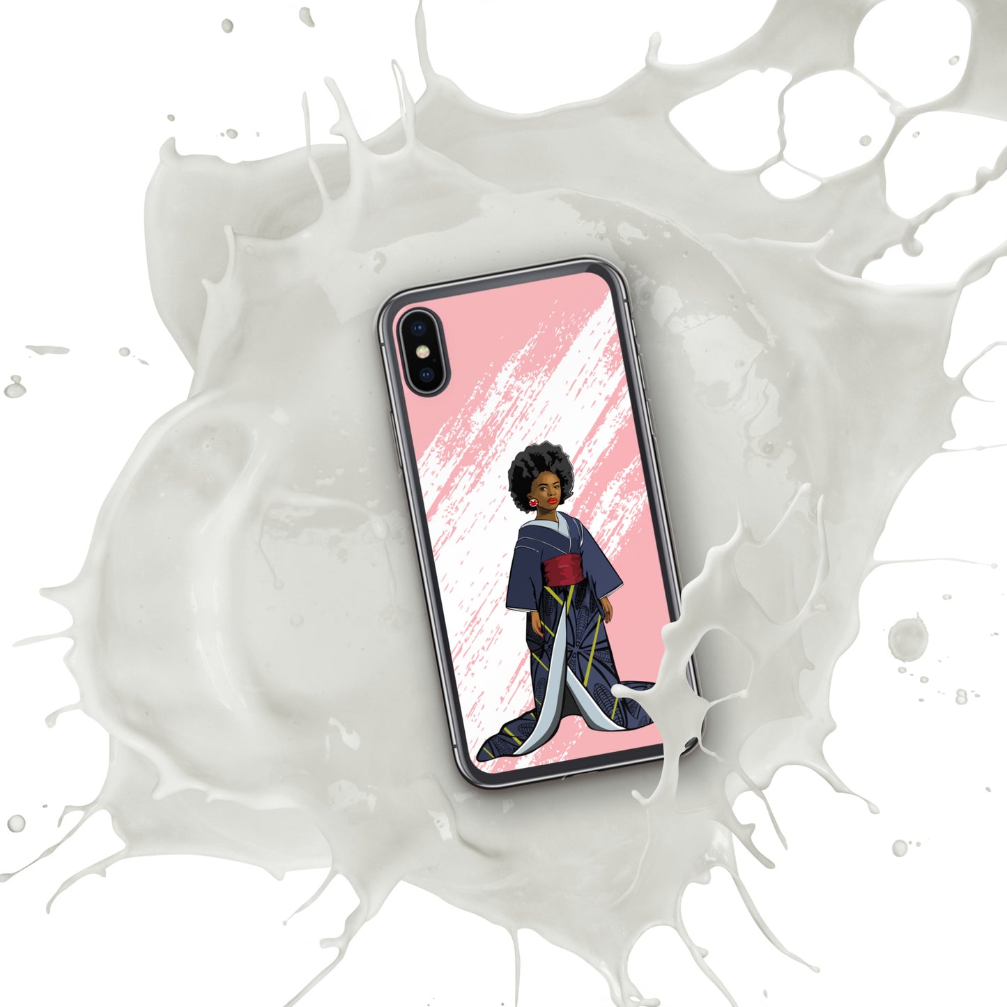 Afro-Geisha Clear Case for iPhone®
