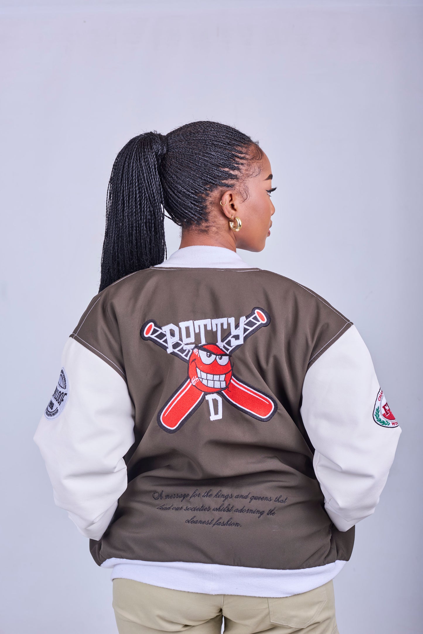 Potty D. Home Run Baseball Jacket