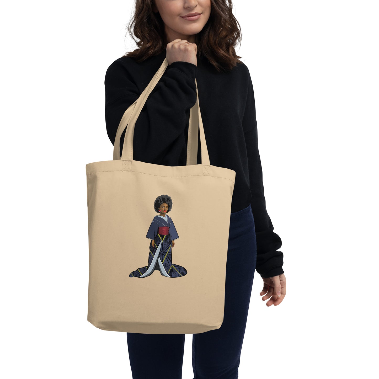 Afro-Geisha Eco Tote Bag