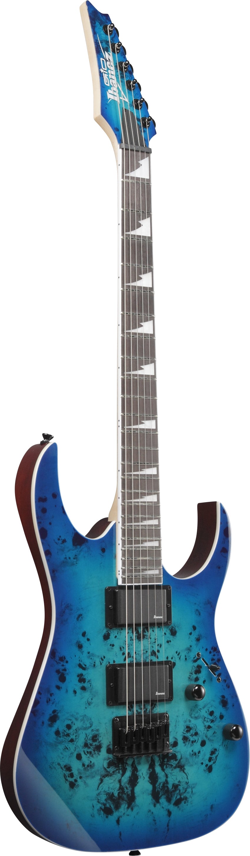 IBANEZ RG GIO SERIES POPLAR BURL ART GRAIN TOP H-H