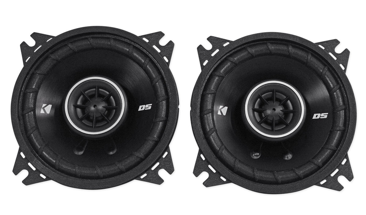 Kicker 43DSC404 4" DS Coaxial Speakers