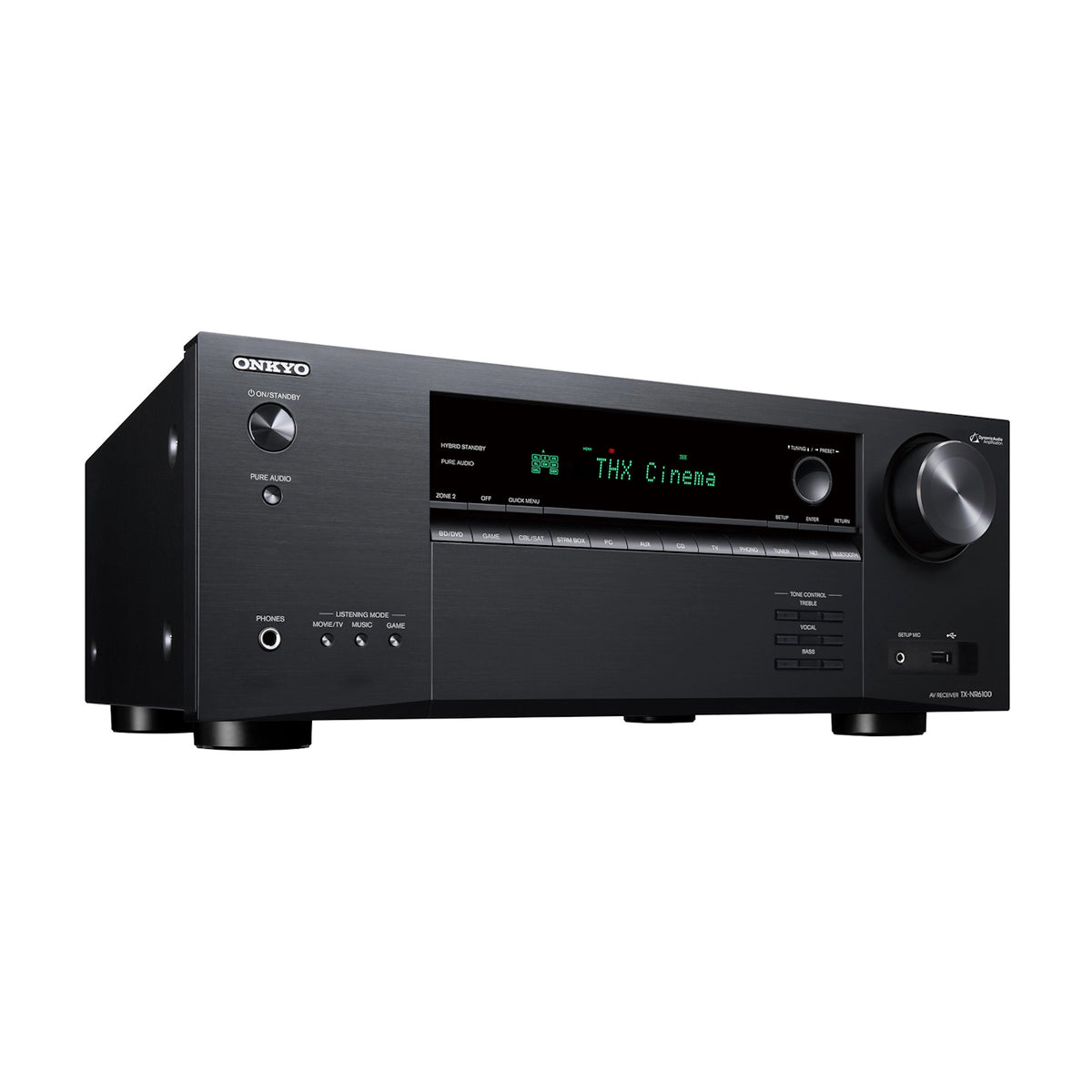 Onkyo - TXNR6100M2BMMP - 7.2-CHANNEL Thx Certified Network 8K AV Receiver