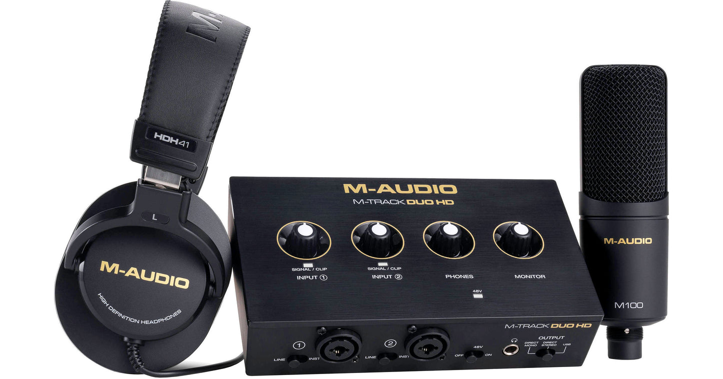M-AUDIO AUDIO INTERFACE BUNDLE