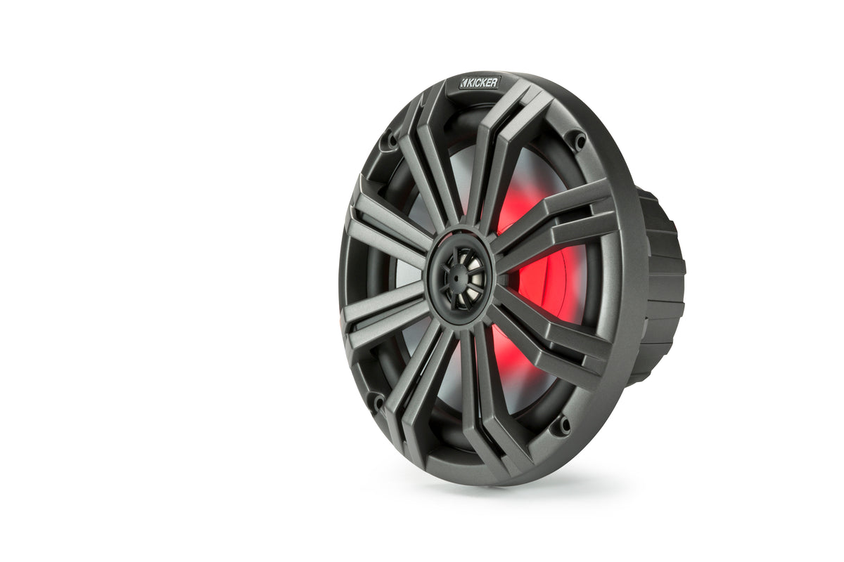 Kicker Marine 45KM84L 8" Coaxial Speakers with light